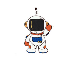 Cute Astronaut 