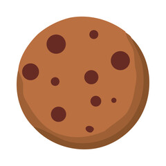 Gourmet chocolate cookie icon