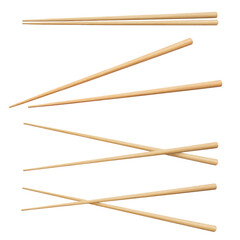 Set of chopsticks cut out