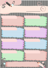 glider, plan, notes, budget plan, monthly glider