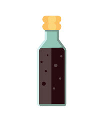 drink bottle icon with liquid drop design