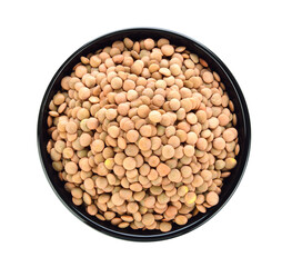 lentils in a bowl on transparent png