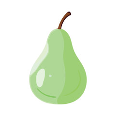Ripe pear, fruit of healthy eating freshness