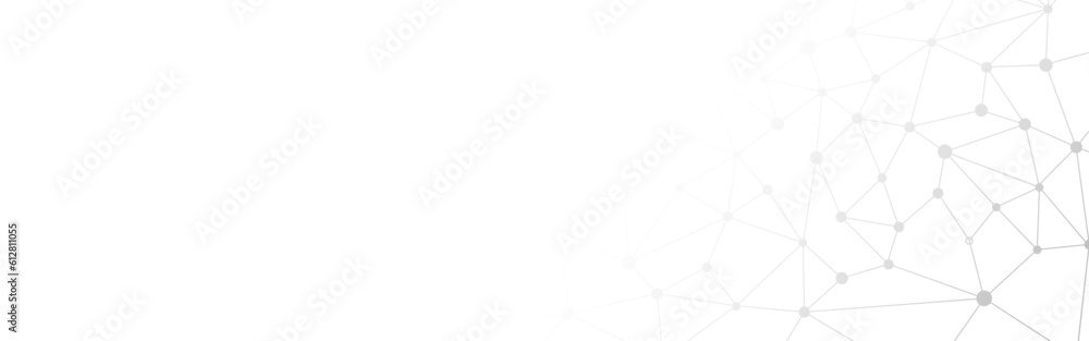Aufkleber Abstract geometric background. Plexus mesh backdrop. Vector