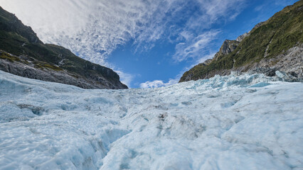 Fox Glacier Mountain in New Zealand