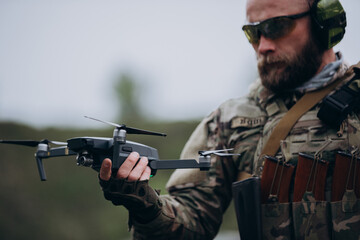 A civilian drone as used by Ukrainian army for air intelligence
