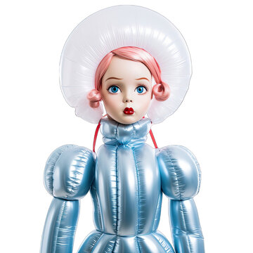 an inflatable doll