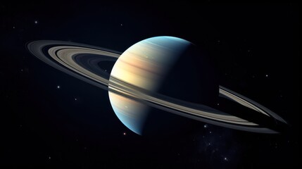 Saturn. Solar System. Planets. Made With Generative AI.