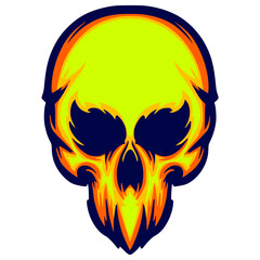 Mascot logo art illustration