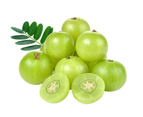 Indian gooseberries on transparent png