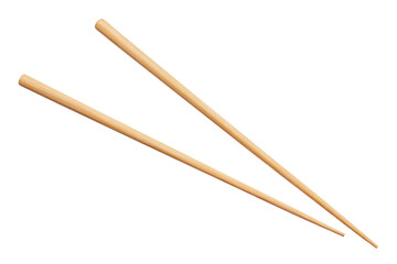 Wooden chopsticks cut out