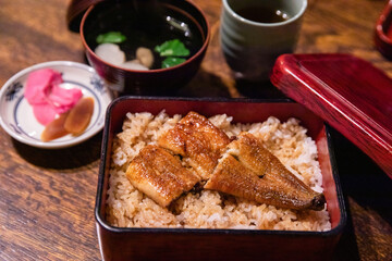 うな重（土用の丑の日）　eel