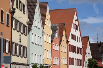 Obraz premium Haeuserzeile in Ellwangen