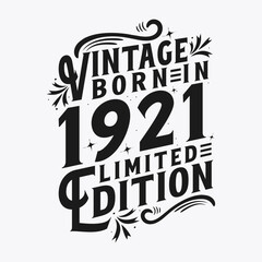 Vintage Born in 1922, Born in Vintage 1922 Birthday Celebration