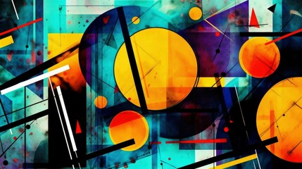 Creative abstract design decorated background