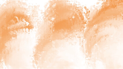 Abstract orange watercolor background.Hand painted watercolor. vector