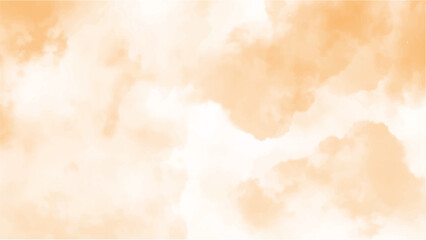 Abstract orange watercolor background.Hand painted watercolor. vector