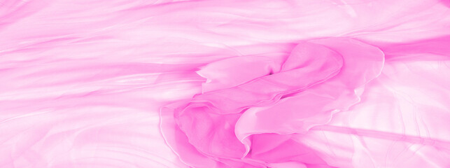 Seamless kaleidoscope, pink silk. Stand out from the crowd in vibrant color that reflects light in...