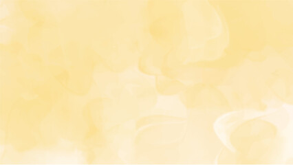Abstract yellow watercolor background.Hand painted watercolor. vector