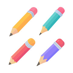 colorful wooden pencils for children to practice drawing