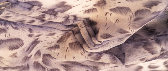 Texture, pattern, background, collection, silk fabric, african style brown color For interior...