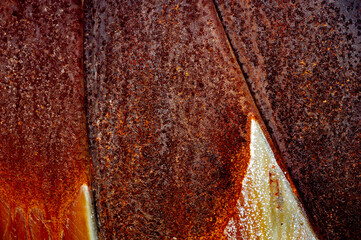 Rust. Steel, cast iron. Texture, background, pattern. Rust is an iron oxide, usually a reddish...