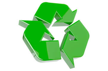 Obraz premium recycle symbol on a transparent background
