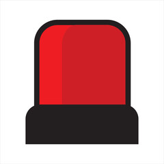 alert lamp, sirene icon vector, emergancy lamp