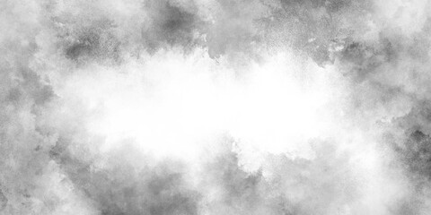 Beautiful blurry abstract black and white texture background with smoke, Abstract grunge white or grey watercolor painting background, Concrete old and grainy wall white color grunge texture.
