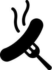 Obraz premium Hot dog icon