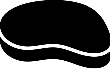 Beef steak icon