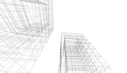 Concept city architecture vector illustration