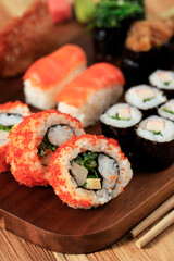 Close Up California Roll Sushi