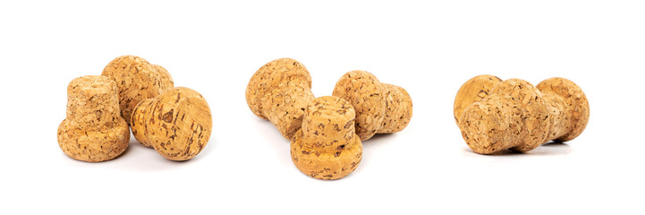 Wine Corks Isolated, Cork Stoppers Set, Cork Caps