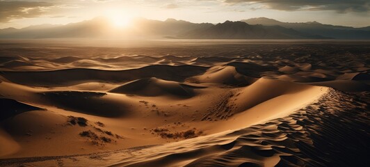 Desert panorama, AI generated
