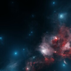 Panoramic Image of Center of the Orion Nebula.