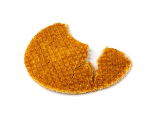 Dutch Waffles, Broken Stroopwafel Cookies, Caramel Waffle, Thin Toffee Biscuit, Dutch Waffles