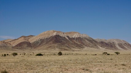 Wüstenartige Landschaft in Namibia