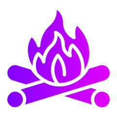 campfire gradient icon