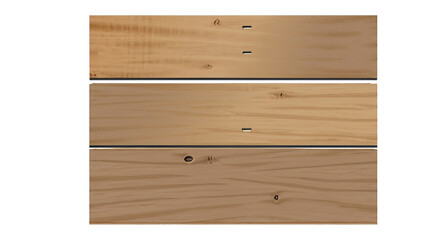 close up of an empty wooden sign on transparent background. Made with generative AI.