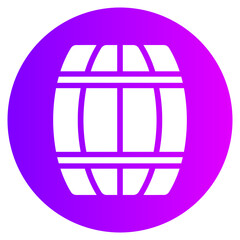 barrel gradient icon