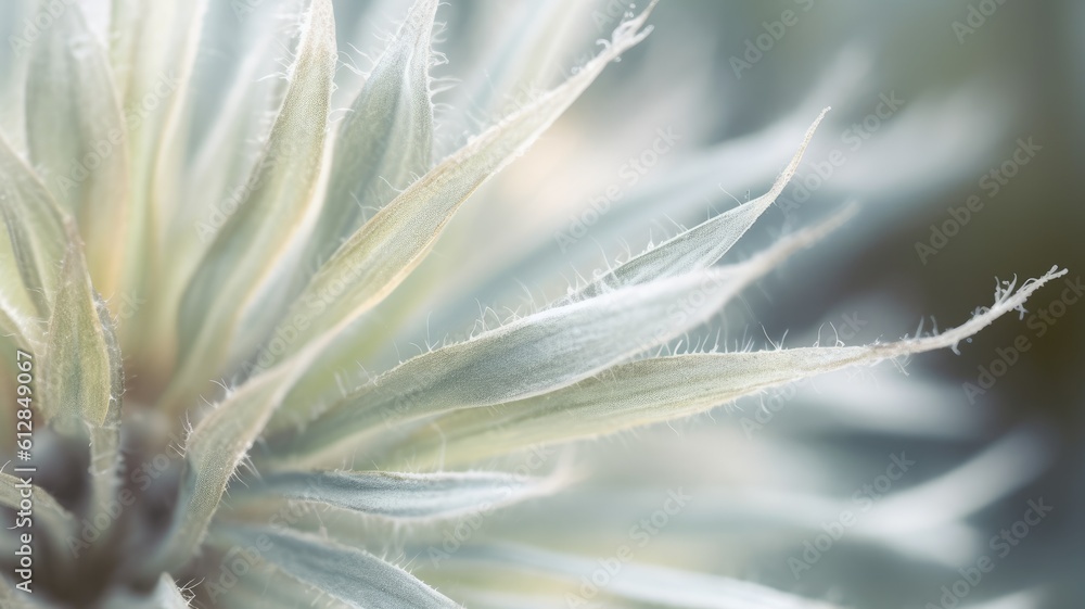 Poster a close up of macro photography of nature in dull style with a soft focus. generative ai image aig30