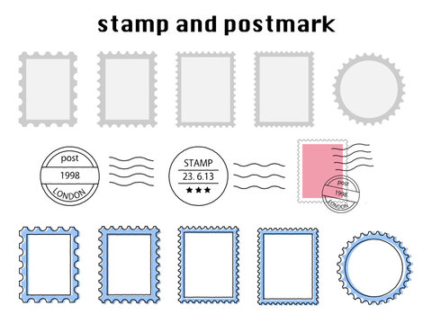 stamp and postmark