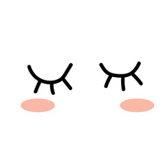 Eyes doodle, cute hand drawn doodle vector element