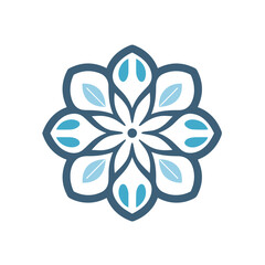 Clean Edelweiss Plant Logo Vector Design Minimalistic and Elegant Emblem for Branding 