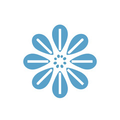 Clean Edelweiss Plant Logo Vector Design Minimalistic and Elegant Emblem for Branding 