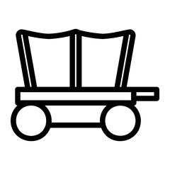 carriage line icon