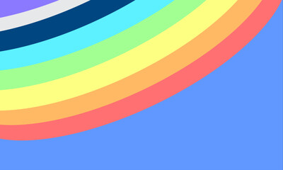 abstract background with rainbow