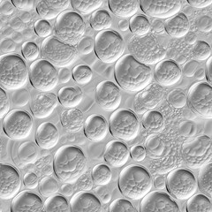 Soap Bubbles on a white natural Background. Soap Sud Bubbles