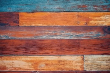 Naklejka premium Wood plank background image photo of wooden board. Generative AI
